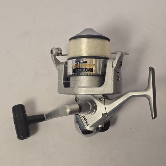 Daiwa Other - Daiwa Jupiter-S 5000 Spinning Fishing Reel Silver Lifetime Bail Rear Drag